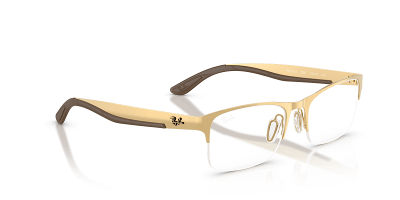 Ray-Ban RX7551 in Arista Gold / Clear - Alternate View