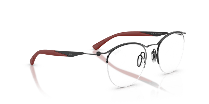 Ray-Ban RX7553 in Black / Clear - Alternate View