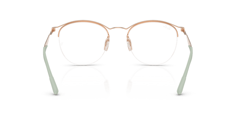Ray-Ban RX7553 in Rose Gold / Clear - Alternate View