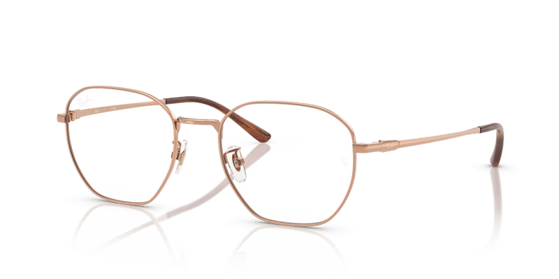 Ray-Ban RX8777D in Copper / Clear - Front View