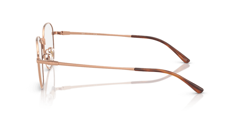 Ray-Ban RX8777D in Copper / Clear - Side View