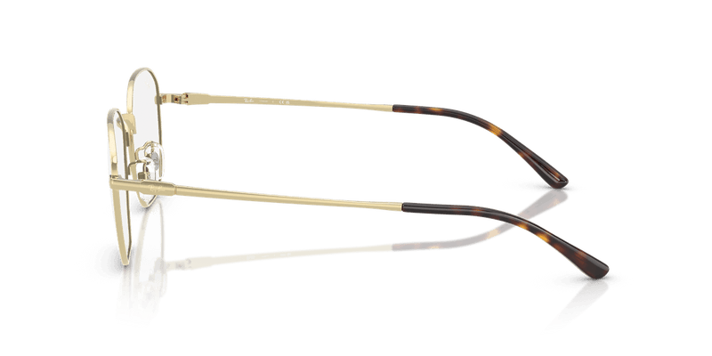 Ray-Ban RX8777D in Pale Gold / Clear - Alternate View