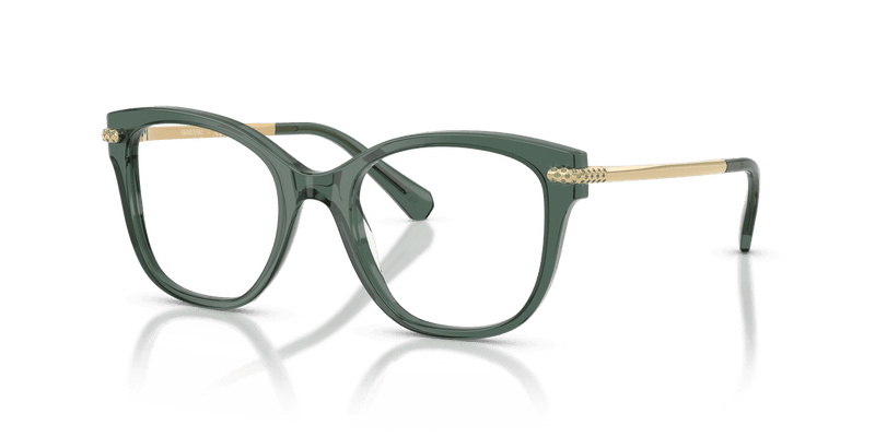 Swarovski SK2044 in Transparent Green (1043) - Front View