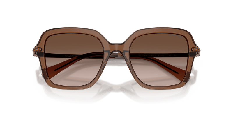 Swarovski SK6040 in Transparent Brown / Brown Gradient (106713) - Alternate View