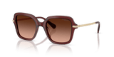 Transparent Burgundy / Pink Gradient Grey (10735M)