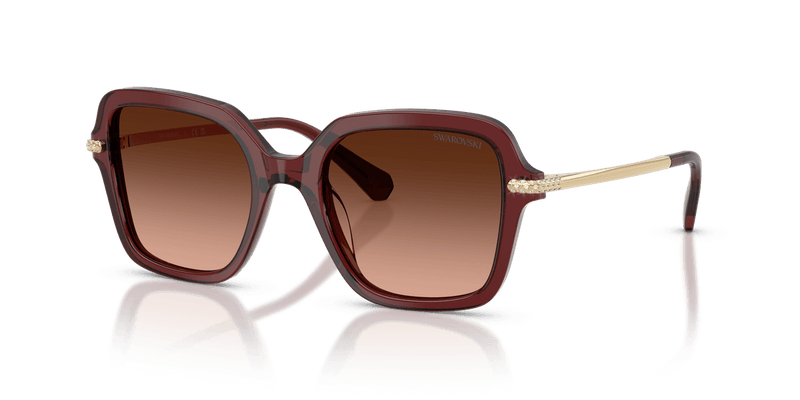 Swarovski SK6040 in Transparent Burgundy / Pink Gradient Grey (10735M) - Alternate View