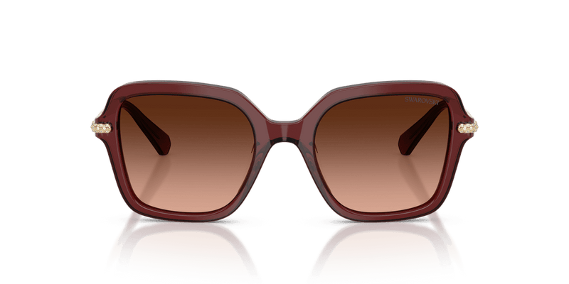 Swarovski SK6040 in Transparent Burgundy / Pink Gradient Grey (10735M) - Alternate View