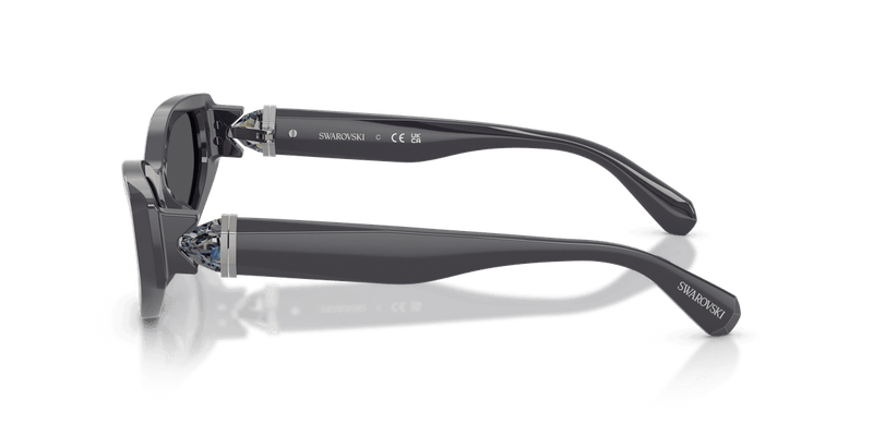 Swarovski SK6045U in Dark Grey / Grey Mirror Black (10836G) - Alternate View