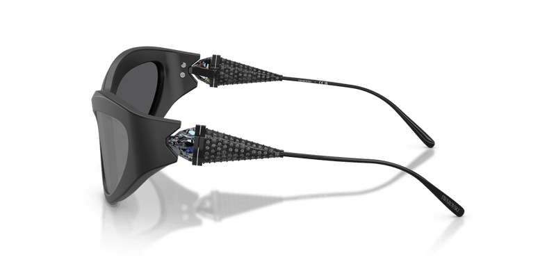 Swarovski SK6046 in Matte Black / Grey Mirror Black (10206G) - Alternate View