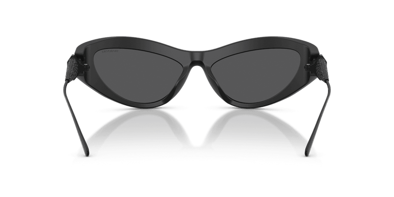 Swarovski SK6046 in Matte Black / Grey Mirror Black (10206G) - Alternate View