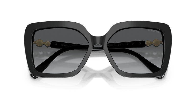 Swarovski SK6049 in Black / Gradient Grey Polar (1001T3) - Alternate View