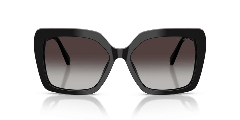 Swarovski SK6049 in Black / Gradient Grey (10018G) - Back View