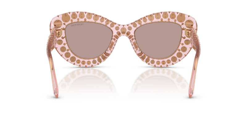 Swarovski SK6060 in Transparent Pink / Light Purple Brown (30017N) - Alternate View