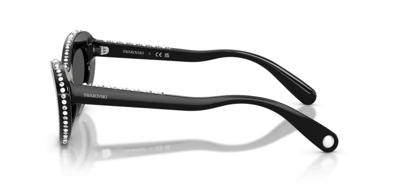 Swarovski SK6061U in Black / Dark Grey (109387) (109387) - Alternate View