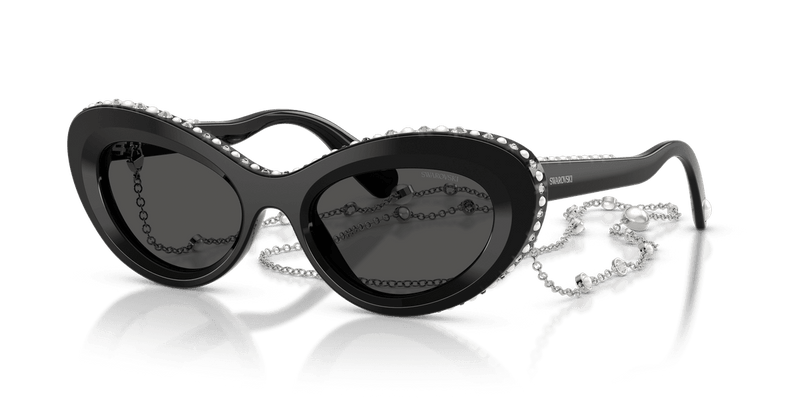 Swarovski SK6061U in Black / Dark Grey (110687) (110687) - Alternate View