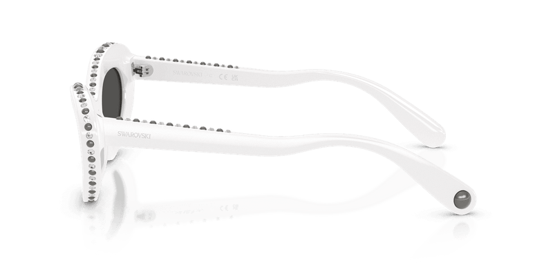 Swarovski SK6061U in White / Dark Grey (105087) - Alternate View
