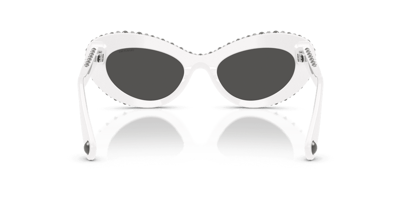 Swarovski SK6061U in White / Dark Grey (105087) - Alternate View