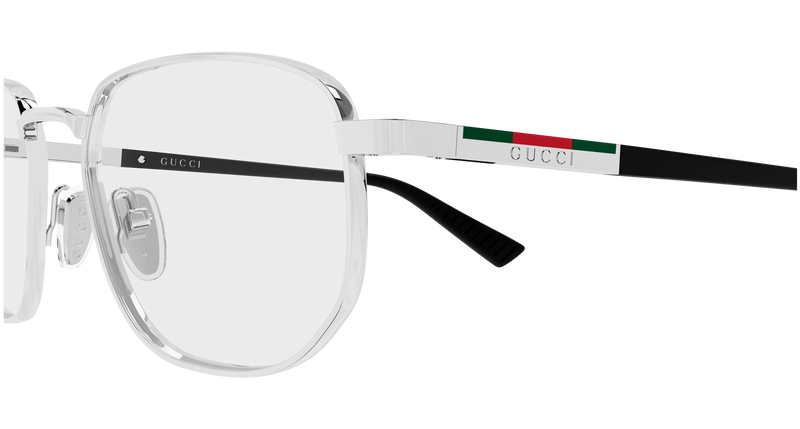 Gucci GG2093O Eyeglasses in Silver (001) - Back View
