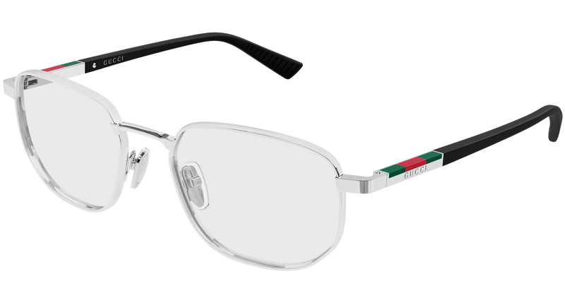 Gucci GG2093O Eyeglasses in Silver (001) - Front View