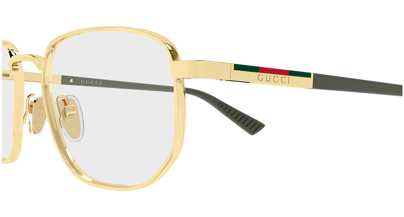 Gucci GG2093O Eyeglasses in Silver (003) - Temple Detail