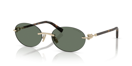 Tiffany & Co. TF3104D - Pale Gold / Dark Green (623882)