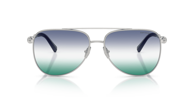 Tiffany & Co. TF3116 in Silver / Green Blue Gradient (62312A) - Alternate View