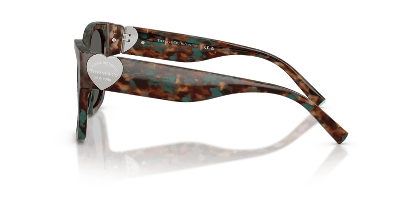 Tiffany & Co. TF4216 in Brown Tiffany Havana / Dark Grey (8442S4) - Temple Detail