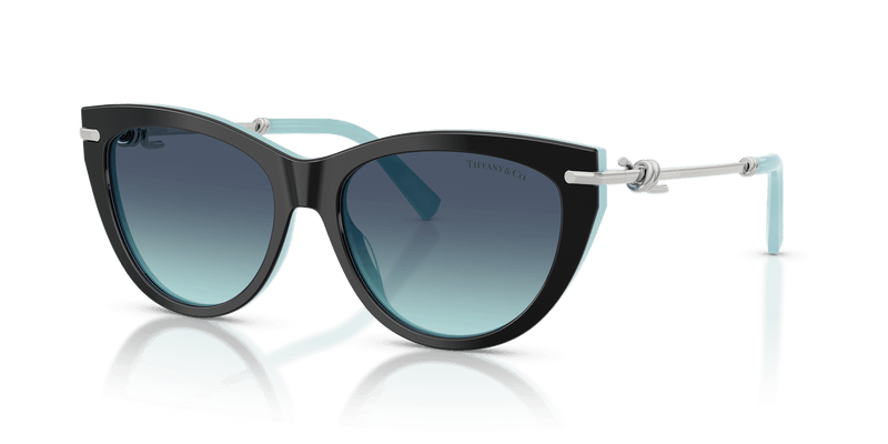 Tiffany & Co. TF4253 in Black On Tiffany Blue / Azure Gradient Blue (80559S) - Alternate View