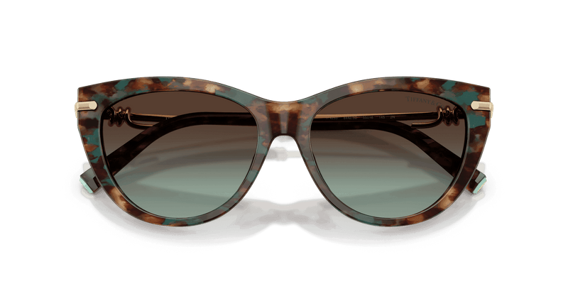 Tiffany & Co. TF4253 in Brown Tiffany Havana / Azure Gradient Brown (84425D) - Alternate View