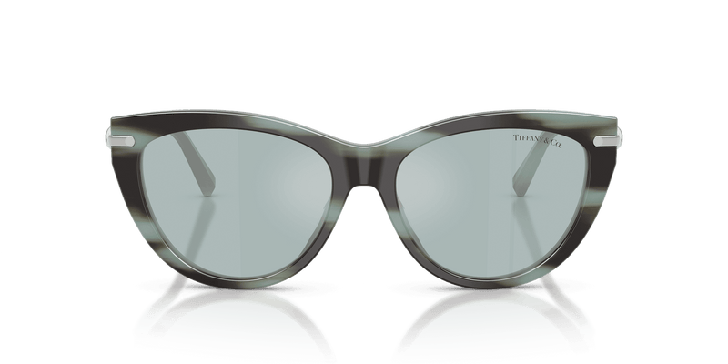 Tiffany & Co. TF4253 in Striped Black Tiffany / Light Azure Silver Mirror (84437C) - Alternate View