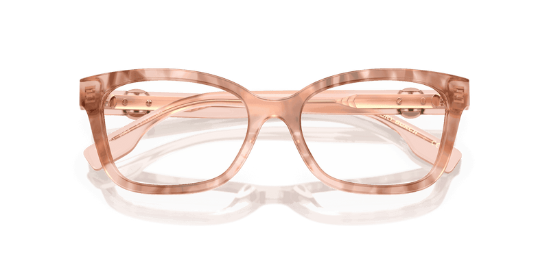 Tory Burch TY2159U in Pink Brown Transparent (2063) - Side View