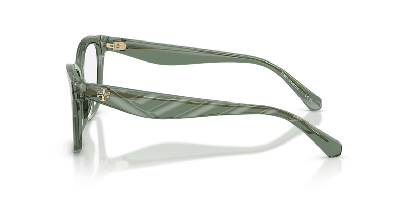 Tory Burch TY2170U in Transparent Sage (1941) - Temple Detail