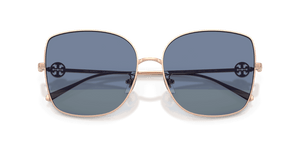 Shiny Light Rose Gold / Blue (33584U)