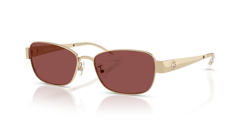 Tory Burch TY6119 in Shiny Light Gold / Dark Violet (334675) - Alternate View