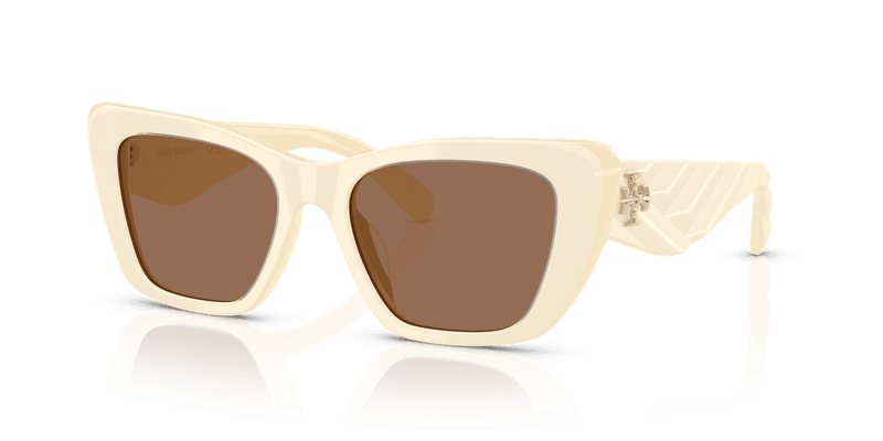 Tory Burch TY7216U in Ivory / Brown (203173) - Alternate View