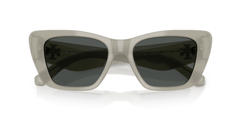 Tory Burch TY7216U in Milky Grey Green / Dark Grey (202587) - Side View