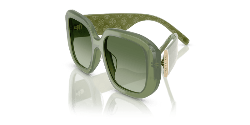 Tory Burch TY7218U in Milky Green / Green Gradient (20228E) - Alternate View