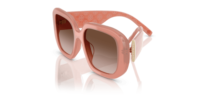 Tory Burch TY7218U in Milky Wine Pink / Brown Gradient (202813) - Alternate View