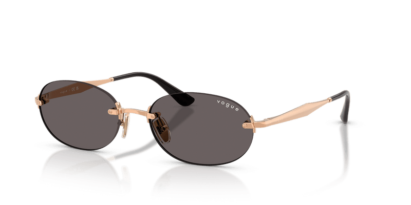 Vogue Eyewear VO4342S in Rose Gold / Black Smoke (515287) - Front View