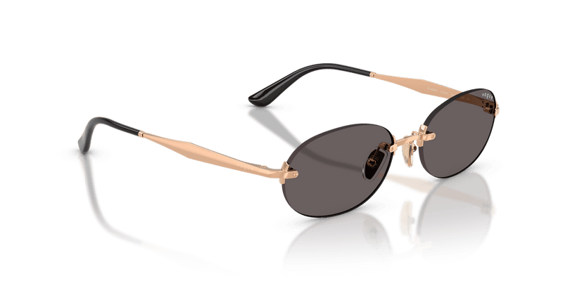 Vogue Eyewear VO4342S in Rose Gold / Black Smoke (515287) - Back View