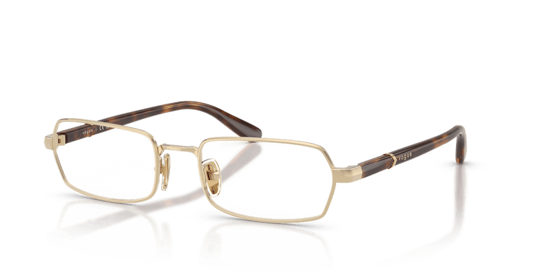 Vogue Eyewear VO4351 in Pale Gold / Demo Lens - Alternate View