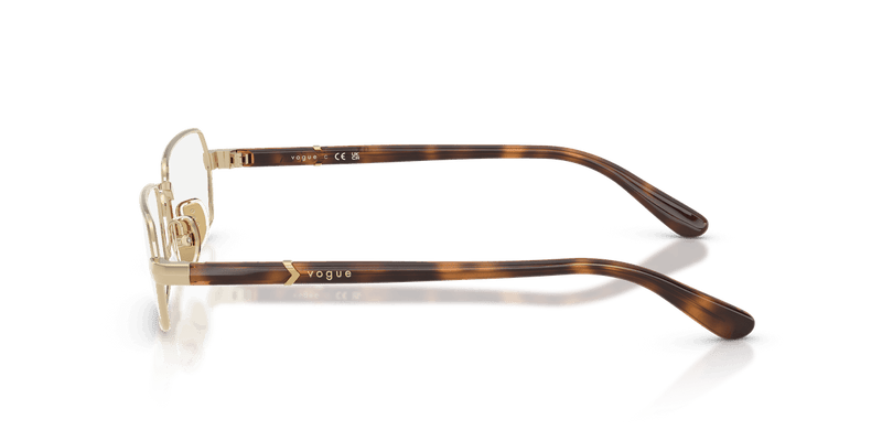 Vogue Eyewear VO4351 in Pale Gold / Demo Lens - Alternate View