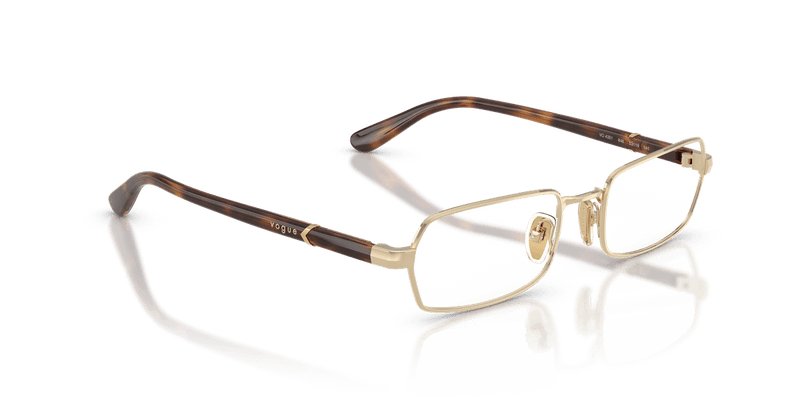 Vogue Eyewear VO4351 in Pale Gold / Demo Lens - Alternate View