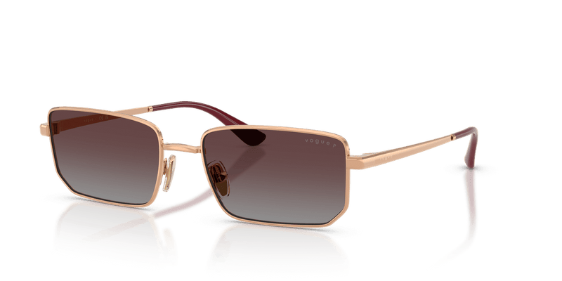Vogue Eyewear VO4352S in Rose Gold / Polarized Grey Gradient Violet - Alternate View