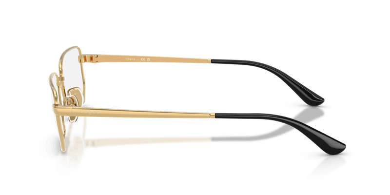 Vogue Eyewear VO4354 in Gold / Demo Lens - Side View