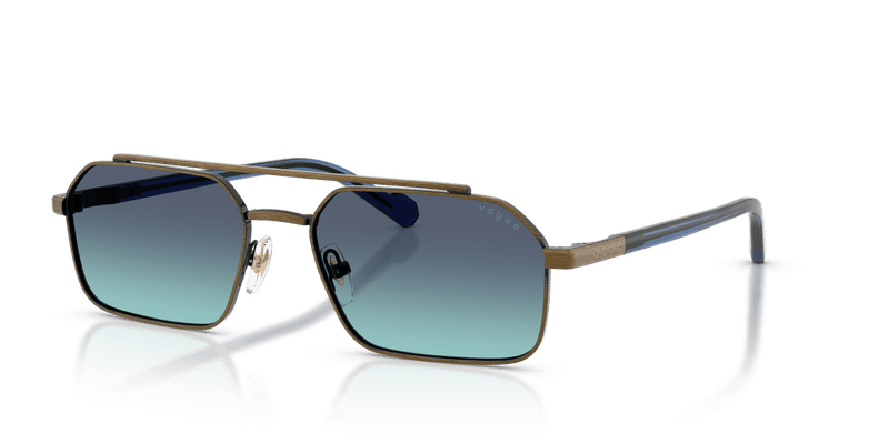 Vogue Eyewear VO4356S in Antique Gold / Azure Gradient Dark Blue - Alternate View