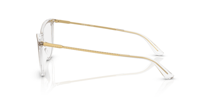 Vogue Eyewear VO5239 in Top Gradient Brown/Crystal / Demo Lens - Side View