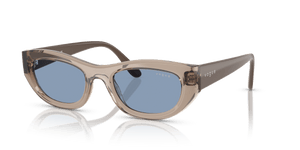 Transparent Light Brown / Blue