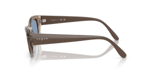 Transparent Light Brown / Blue