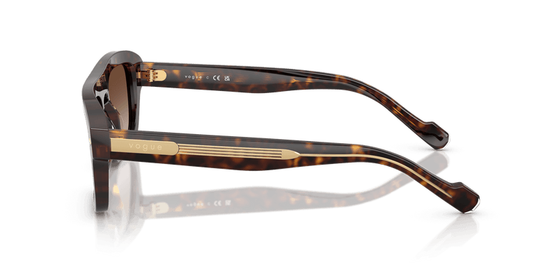 Vogue Eyewear VO5620S in Dark Havana / Gradient Brown (W65613) - Alternate View